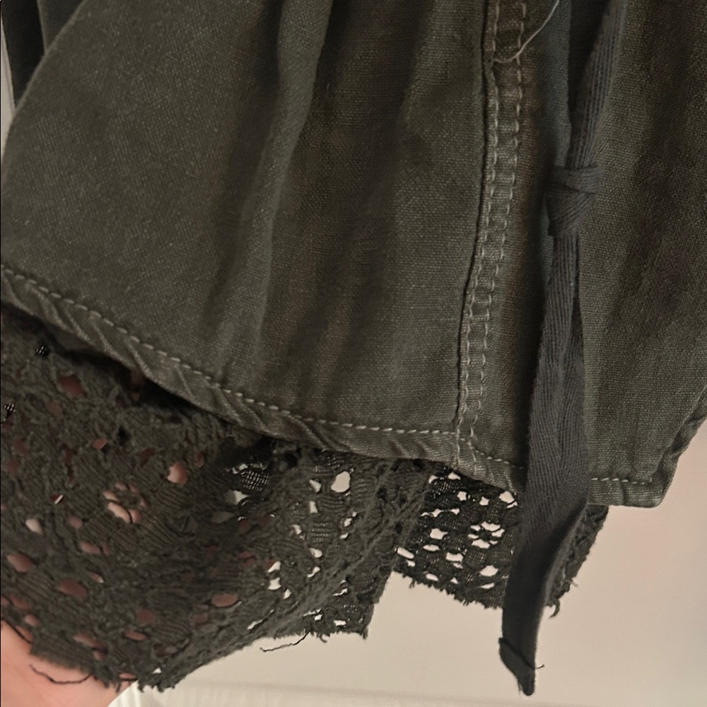 Free People Dark Green Utility Jacket - Picture 4 of 8